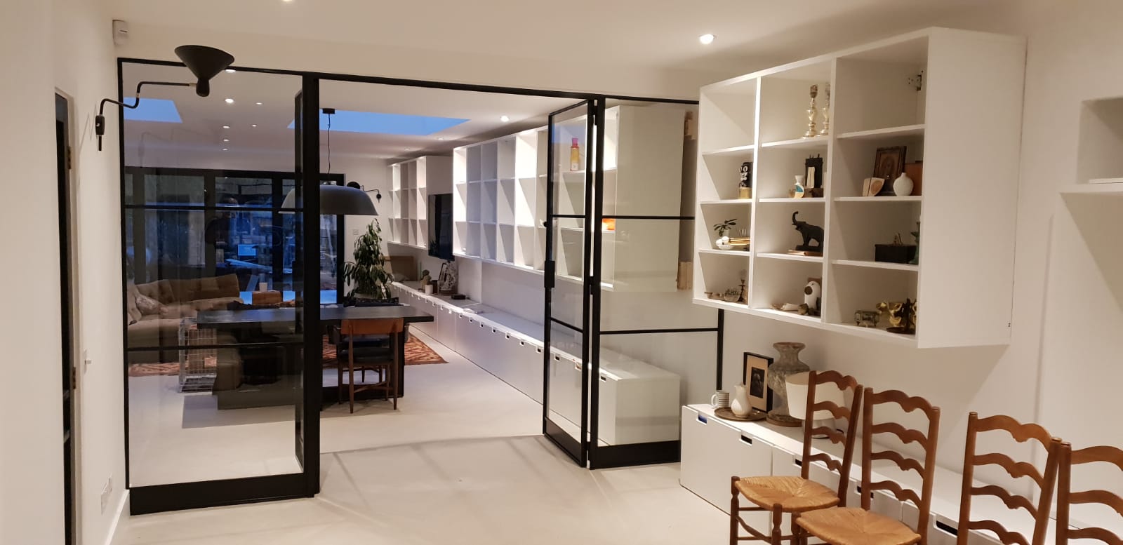 Internal Slim Steel Doors Design Plus London 05