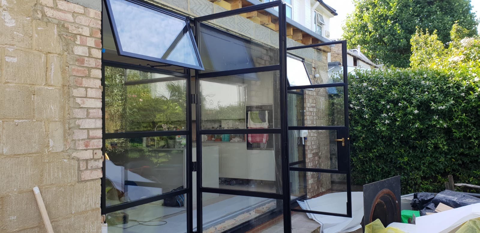 Original Steel 2 Doors Thermal Break W50 and Windows Design Plus 011