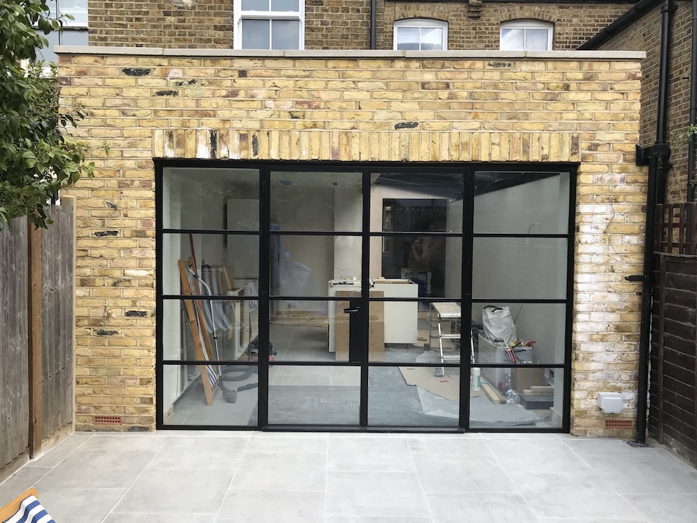 SW London External W20 Black Steel Doors Design Plus London 3