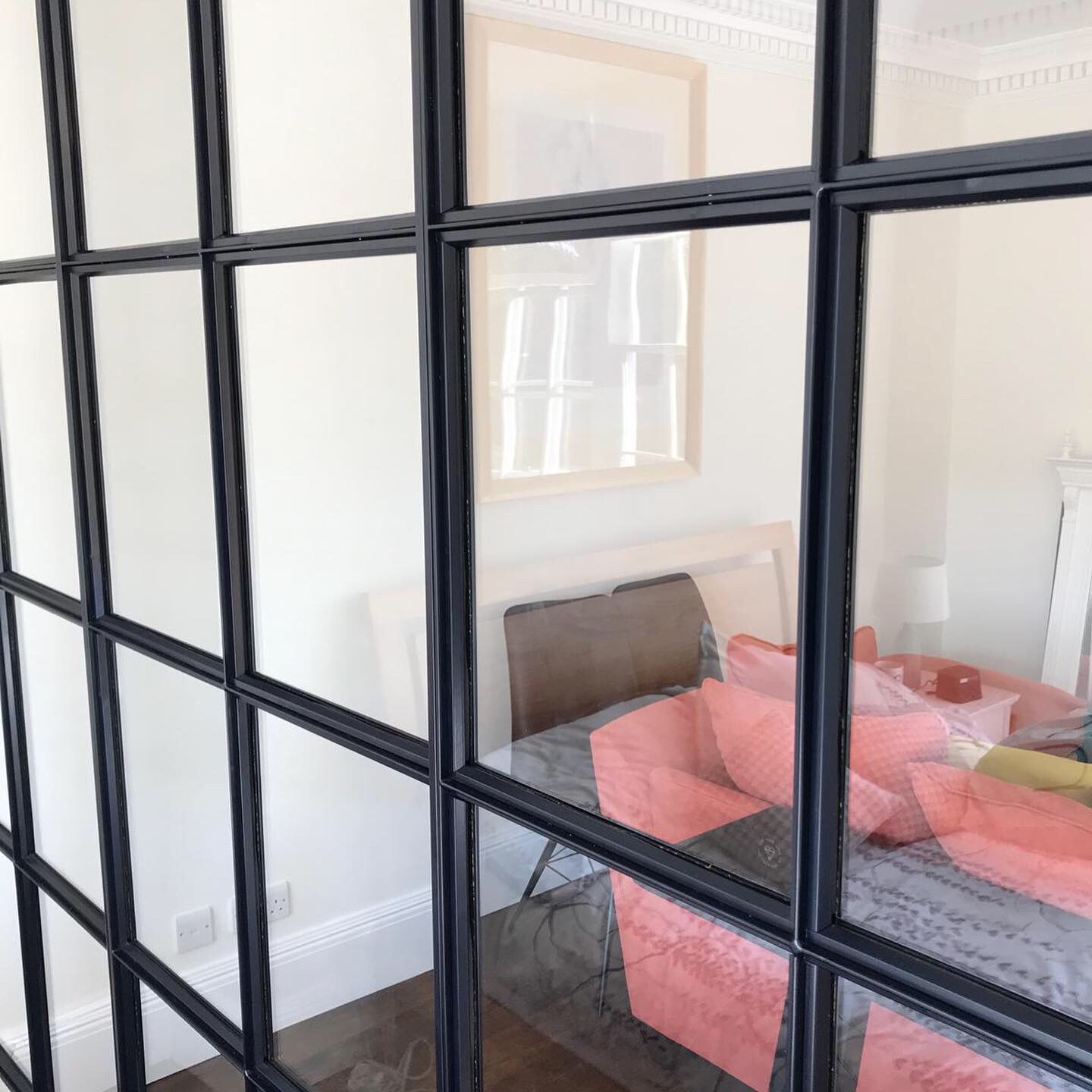 Stylish Black Steel partition 2 Design Plus London